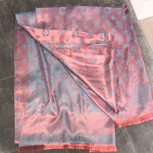 Louis Vuitton labeled silk scarf